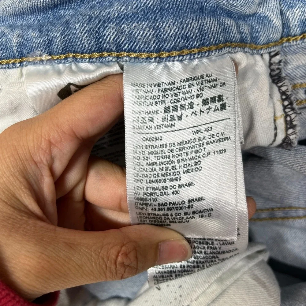 Levi's 510 Jeans Men's Blue Denim Stretch Mid Rise Slim Straight Zip Fly - 31X30